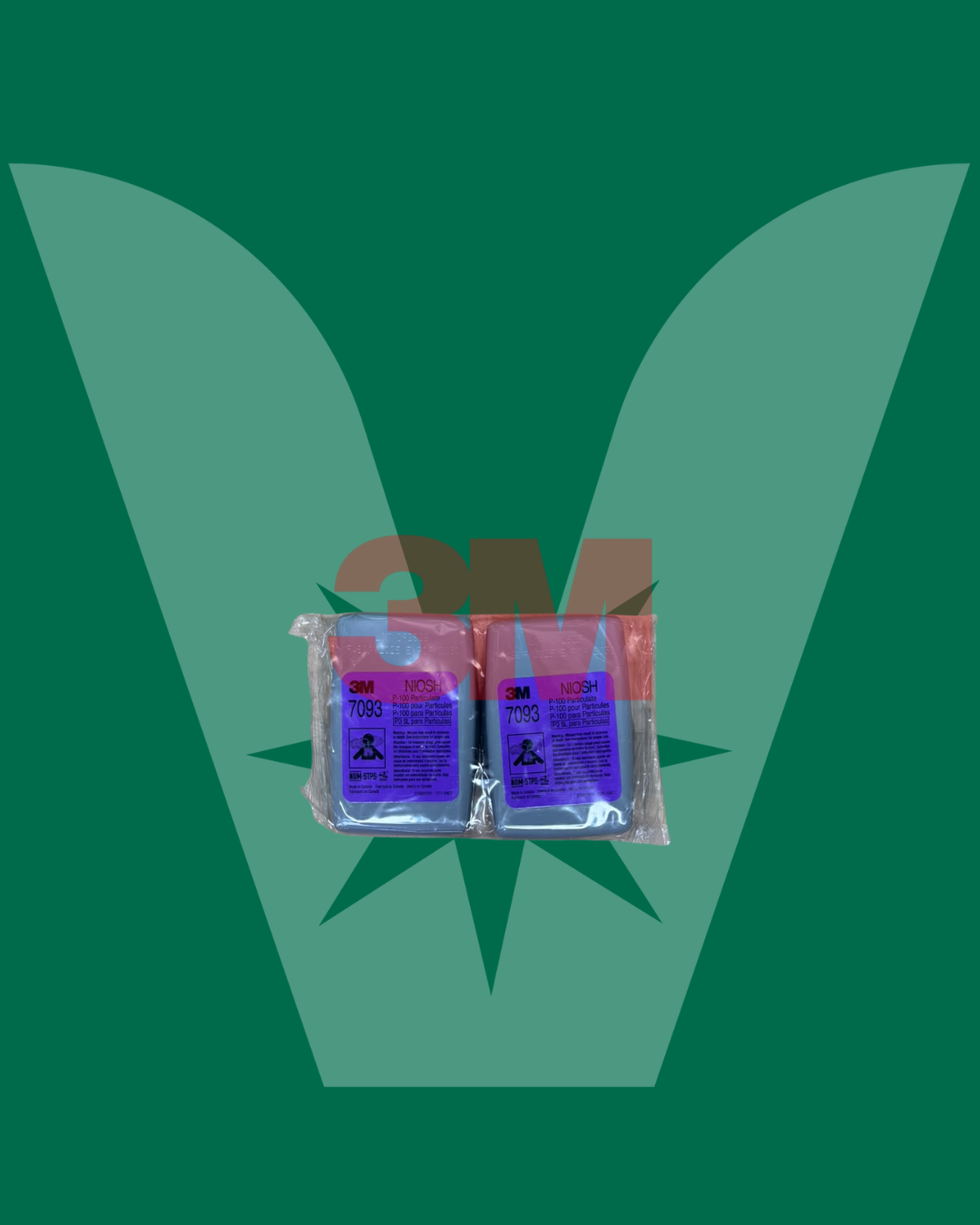 FILTRO 3M 7093 P100 NIOSH PARA PARTICULAS FILTRO 7093 - Imagen 1