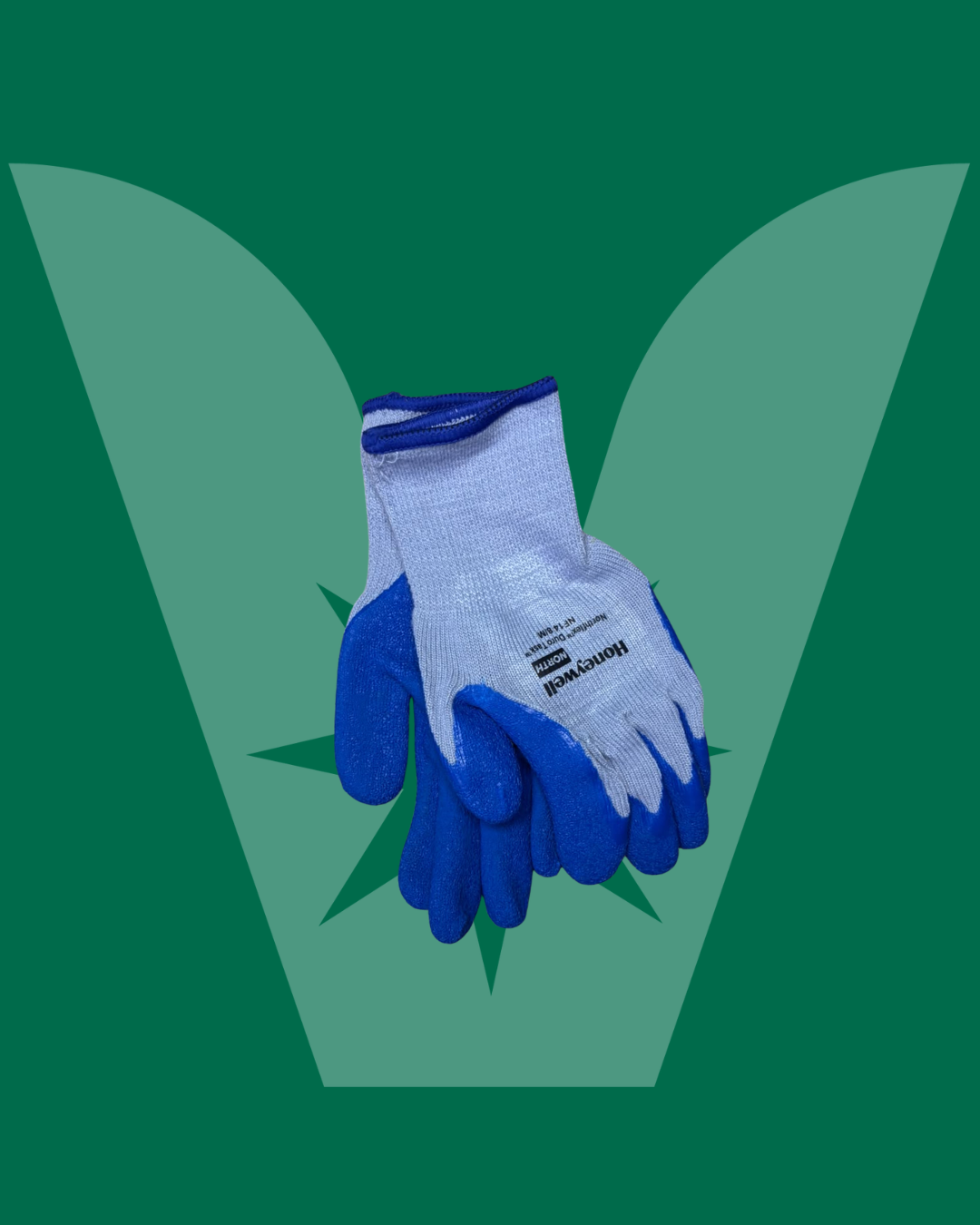 GUANTES DE LATEX GUANTES DE HILAZA LATEX - Imagen 1